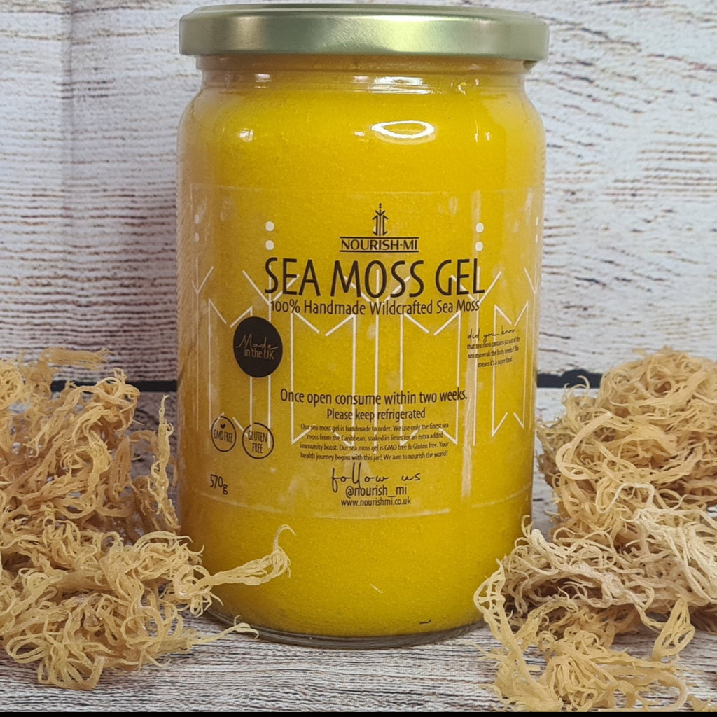 Nourish Mi Sea Moss Gel - Turmeric & Manuka Honey Infusion