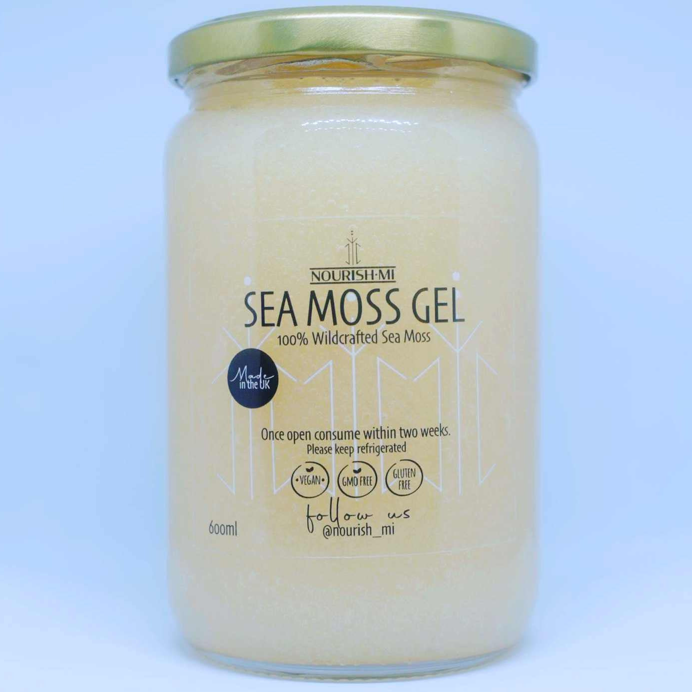 Gold SeaMoss Gel 16oz (V, No Dairy, No Sugar added) – L'Angelique